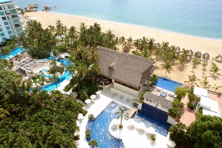 เอมโปริโอ อกาปุลโก Hotel อากาปุลโก ภายนอก รูปภาพ Aerial view of the resort