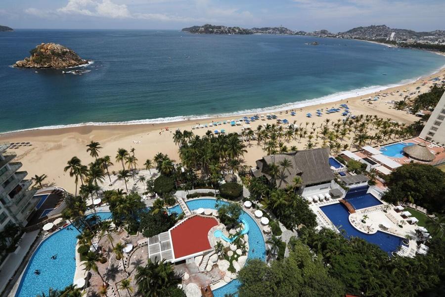 เอมโปริโอ อกาปุลโก Hotel อากาปุลโก ภายนอก รูปภาพ Aerial view of the resort